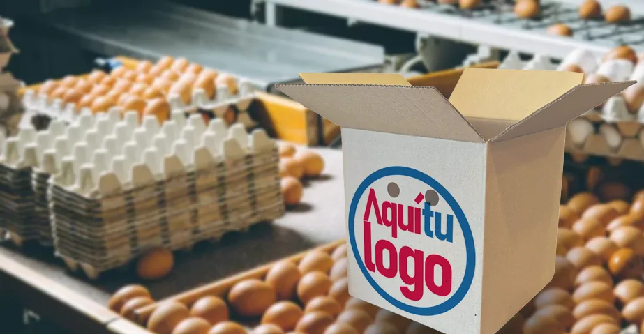 cajas para bandejas de huevos