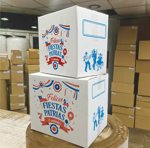 cajas fiestas patrias dieciocheras